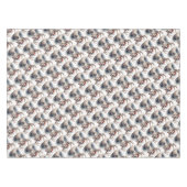 Nappe Noël des rennes rustiques (Devant (Horizontal))