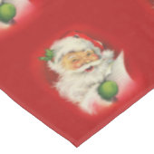 Nappe Noël du Père Noël vintage (Angle)