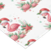 Nappe Noël en Flamant rose juillet (Angle)