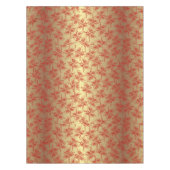 Nappe Noël en rouge et or (Devant)