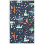 Nappe noël enlèvement alien bigfoot yeti sasquatch (Devant)