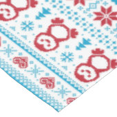 Nappe Noël et l'hiver ont tricoté le motif (Angle)