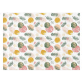 Nappe Noël festif aux accents vert, or, rose (Devant (Horizontal))