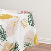 Nappe Noël festif aux accents vert, or, rose (In Situ)