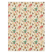 Nappe Noël, fête, tatouage, oiseaux, motif de la nature (Devant)