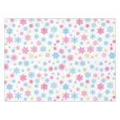 Nappe Noël Fêtes Motif de neige (Devant (Horizontal))