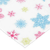 Nappe Noël Fêtes Motif de neige (Angle)