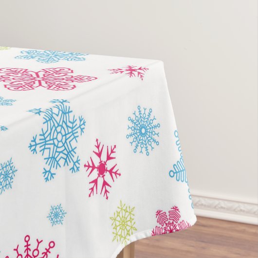 Nappe Noël Fêtes Motif de neige (In Situ)