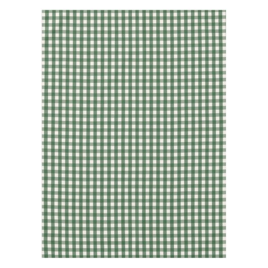 Nappe Noël Gingham Vert Pin (Devant)