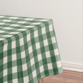Nappe Noël Gingham Vert Pin (In Situ)