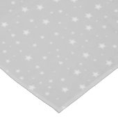 Nappe Noël gris étoile blanche (Angle)
