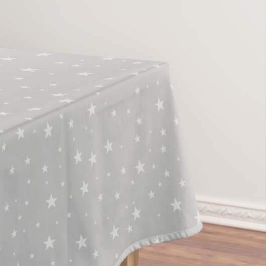 Nappe Noël gris étoile blanche (In Situ)