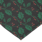 Nappe Noël Holly dans Festive Green (Angle)