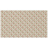 Nappe Noël Holly Feuilles, baies et cloches (Devant (Horizontal))