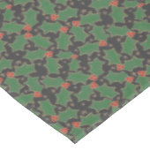 Nappe Noël Holly Green et Gold (Angle)