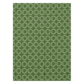 Nappe Noël Moderne Vert Fantaisiste (Devant)