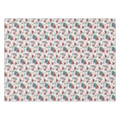 Nappe Noël Motif du village rose mignon (Devant (Horizontal))