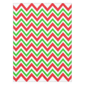 Nappe Noël Motif rouge et vert Chevron (Devant)
