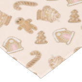 Nappe Noël pain d'épices Sucres de canne de biscuits (Angle)