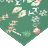 Nappe Noël Père Noël et ReindeerNappe (Angle)