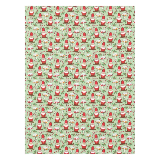 Nappe Noël Père Noël Gnomes Design (Devant)