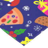Nappe noël pizza chick oiseau avocat bleu (Angle)