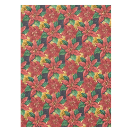 Nappe Noël Poinsettias (Devant)