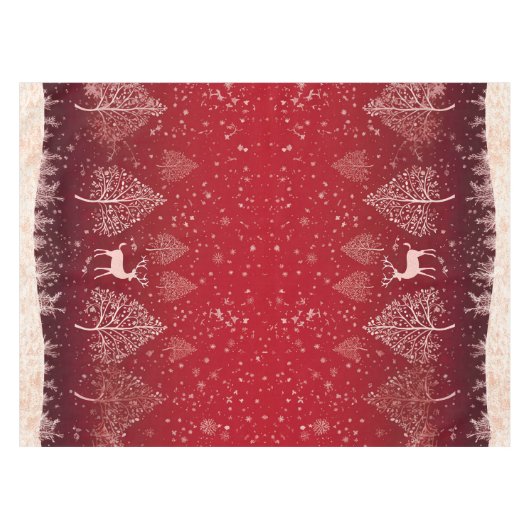 Nappe Noël Red Reindeer (Devant (Horizontal))