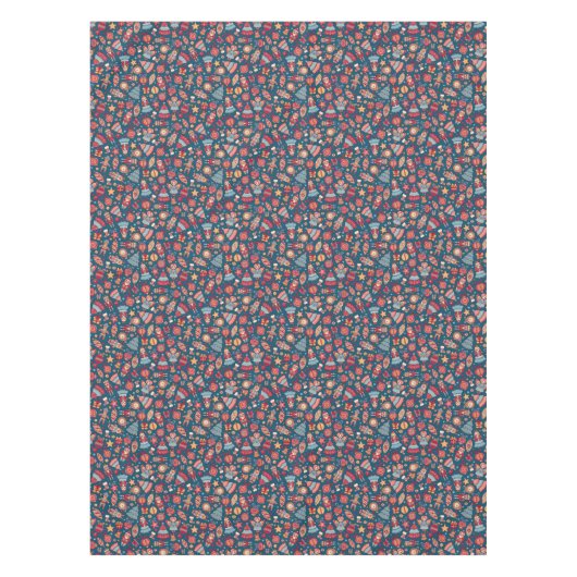 Nappe Noël rétro (Devant)