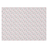 Nappe Noël, rouge, blanc, flocons de neige, hiver, Nouve (Devant (Horizontal))