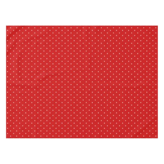 Nappe Noël Rouge Blanc Snowflakes Vacances Décor (Devant (Horizontal))