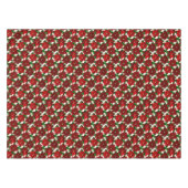 Nappe Noël Rouge Poinsettia (Devant (Horizontal))