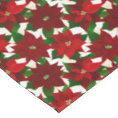 Nappe Noël Rouge Poinsettia (Angle)