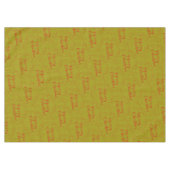 Nappe NOËL rouge sans couture motif avec LIGNES (Devant (Horizontal))