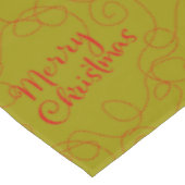 Nappe NOËL rouge sans couture motif avec LIGNES (Angle)