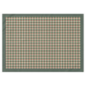 Nappe Noël rustique en Tartan intemporel Plaid Motif (Devant (Horizontal))