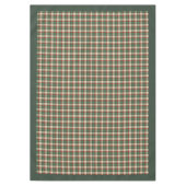 Nappe Noël rustique en Tartan intemporel Plaid Motif (Devant)