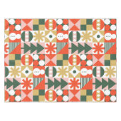 Nappe Noël scandinave moderne du Moyen-siècle (Devant (Horizontal))