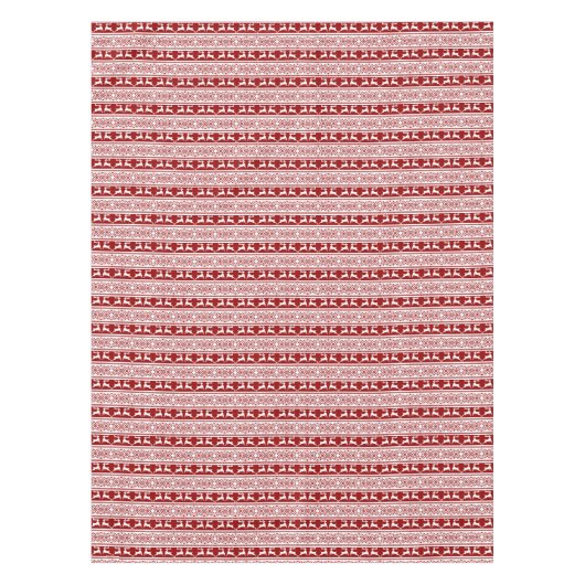 Nappe Noël scandinave renne (Devant)