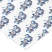 Nappe Noël Snowman Élégant Vacances d'hiver (Angle)