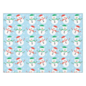 Nappe Noël Snowman Snowflake Motif (Devant (Horizontal))