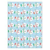 Nappe Noël Snowman Snowflake Motif (Devant)