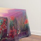 Nappe Noël Sud-Ouest Saguaro Cactus auto-adressé (In Situ)