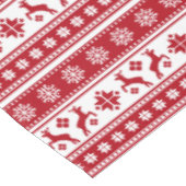 Nappe Noël Vacances Nordic Motif Cosy (Angle)