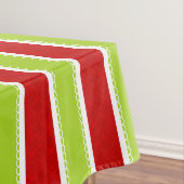 Nappe Noël Vacances Vert & Rouge Motif (In Situ)