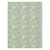 Nappe Noël vintage de style (Devant)