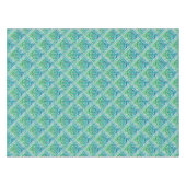 Nappe Noeud celtique - Bleu Diamant Blanc Vert (Devant (Horizontal))