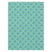 Nappe Noeud celtique - Bleu Diamant Blanc Vert (Devant)