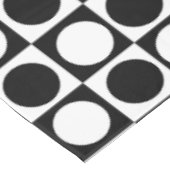 Nappe Noir blanc À damiers Pois (Angle)