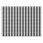 Nappe Noir blanc Arlequin Diamonds Motif Design (Devant (Horizontal))